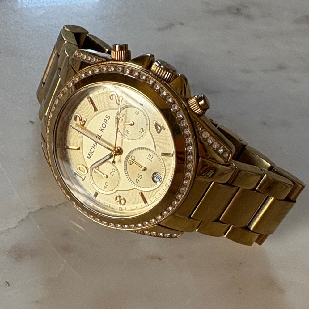 Michael Kors Gold Chronograph Women's Watch